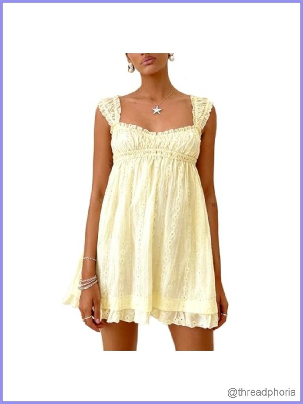 Y2K Mini Dress Spaghetti Strap Sleeveless Square Neck Summer Casual